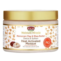 AFRICAN PRIDE MOROCCAN CLAY AND SHEA BUTTER HAIR MASQUE 120Z