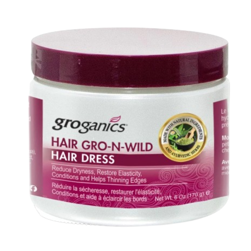 GROGANICS HAIR GRO-N-WILD HAIR DRESS 170G