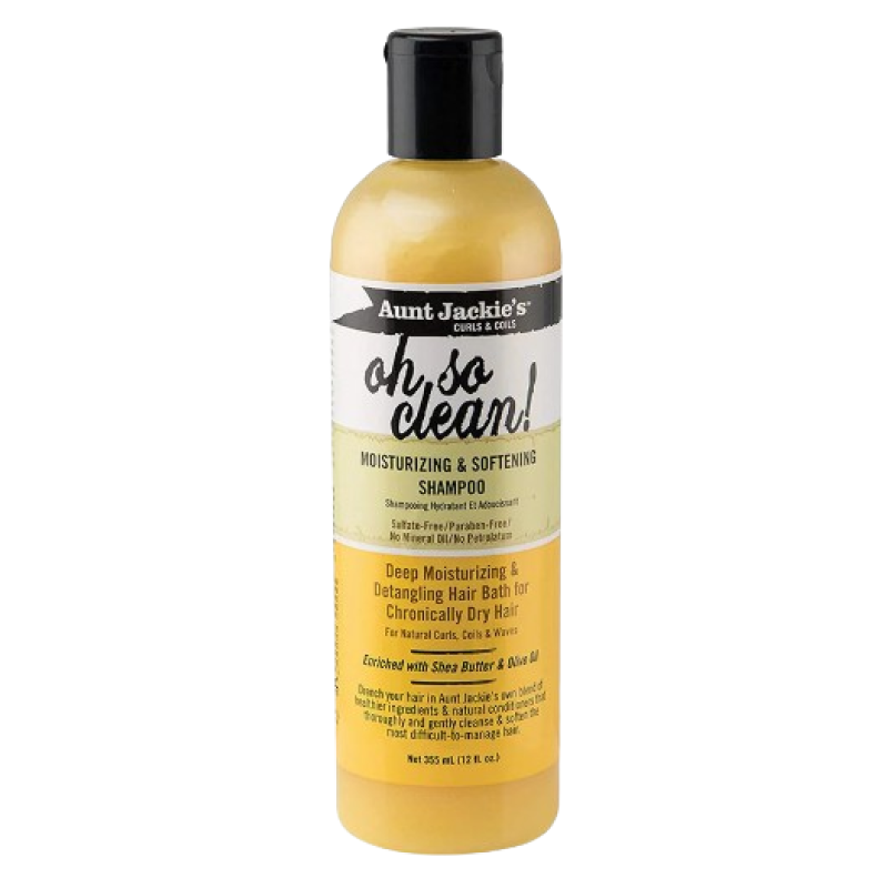 AUNT JACKIE'S OH SO CLEAN MOISTURIZING & SOFTENING SHAMPOO 355ML