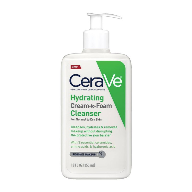 CERAVE HYDRATING CREAM TO FOAM CLEANSER 236ML