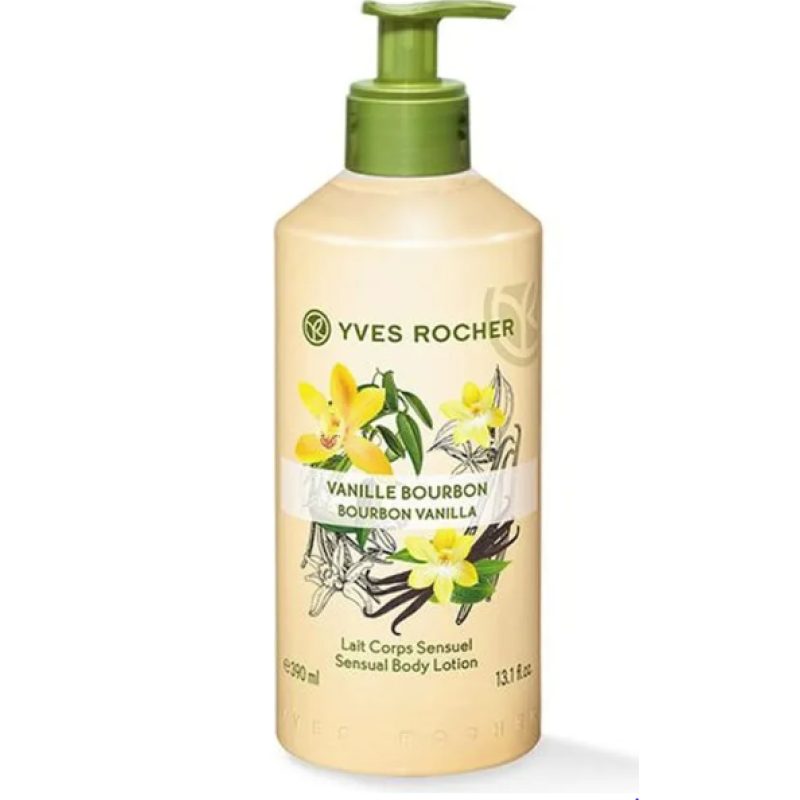 YVES ROCHER BOURBON VANILLA BODY LOTION 390ML