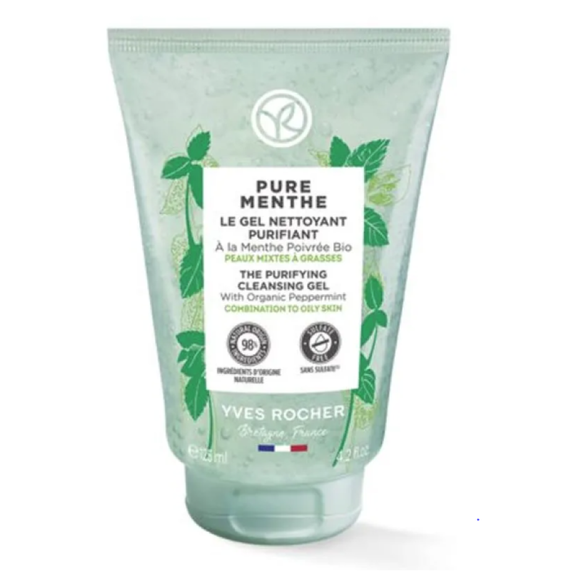 YVES ROCHER PURE METHE PURIFYING CLEANSING GEL 125ML