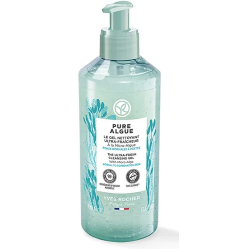 YVES ROCHER PURE ALGUE ULTRA-FRESH CLEANSING GEL 390ML