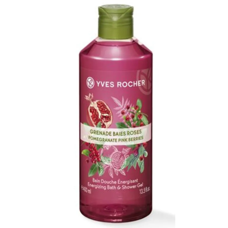 YVES ROCHER POMEGRANATE PINK BERRIES SHOWER GEL 400ML