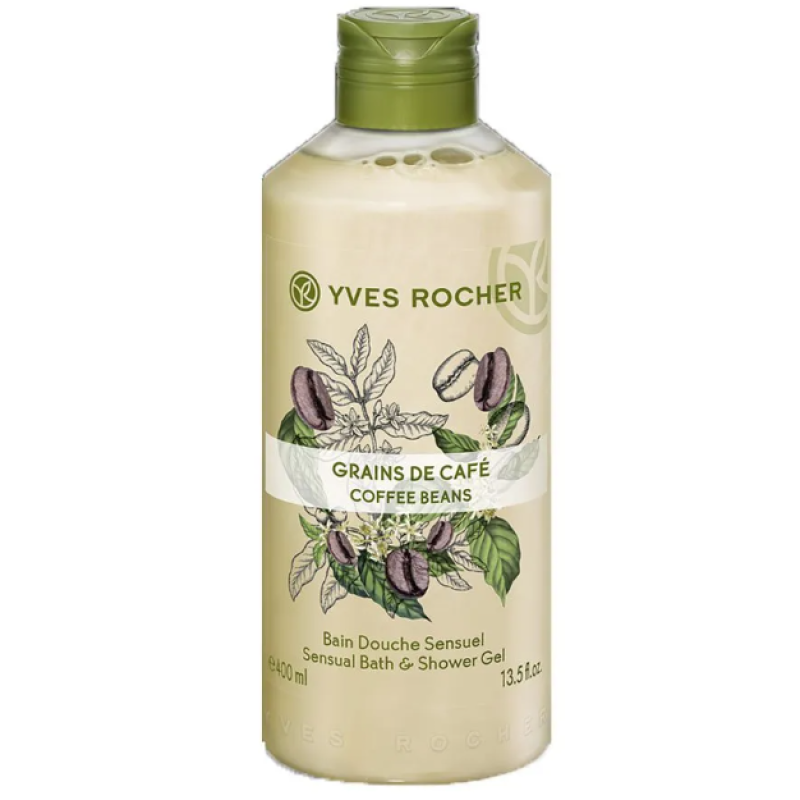 YVES ROCHER COFFE BEANS SHOWER GEL 400ML