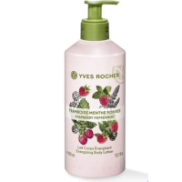 YVES ROCHER RASPBERRY MINT BODY LOTION 390ML