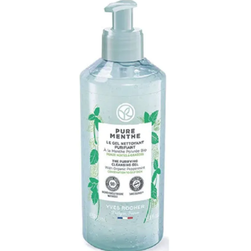 YVES ROCHER PURE METHE PURIFYING CLEANSING GEL 390ML