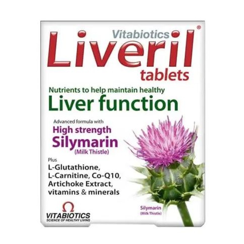 Liveril Tabs High Strength Silymarin Vitamins & Amino acids