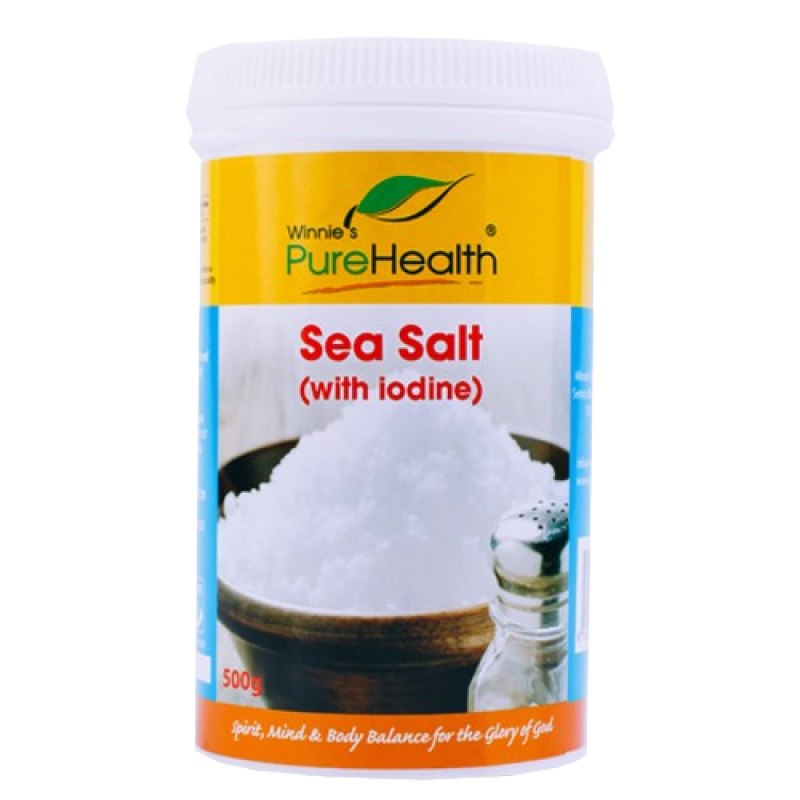 Winnies Pure Health Pure Sea Salt With Iodine 500g