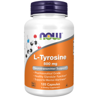 NOW L-TYROSINE 500MG 120 CAPSULES