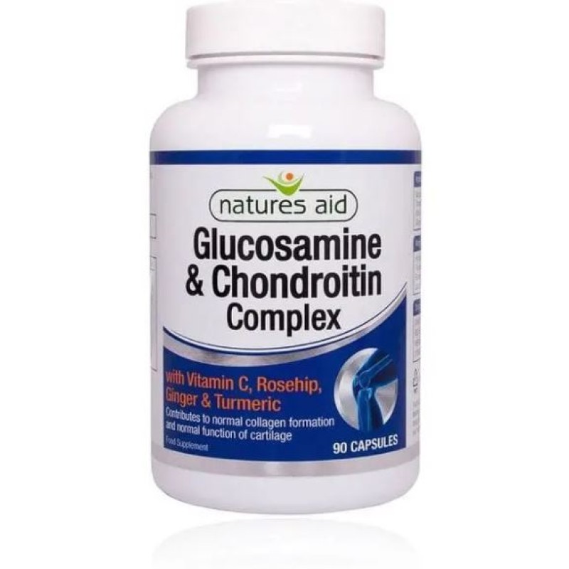 Natures Aid Glucosamine+ Chondroitin Complex Caps 90s