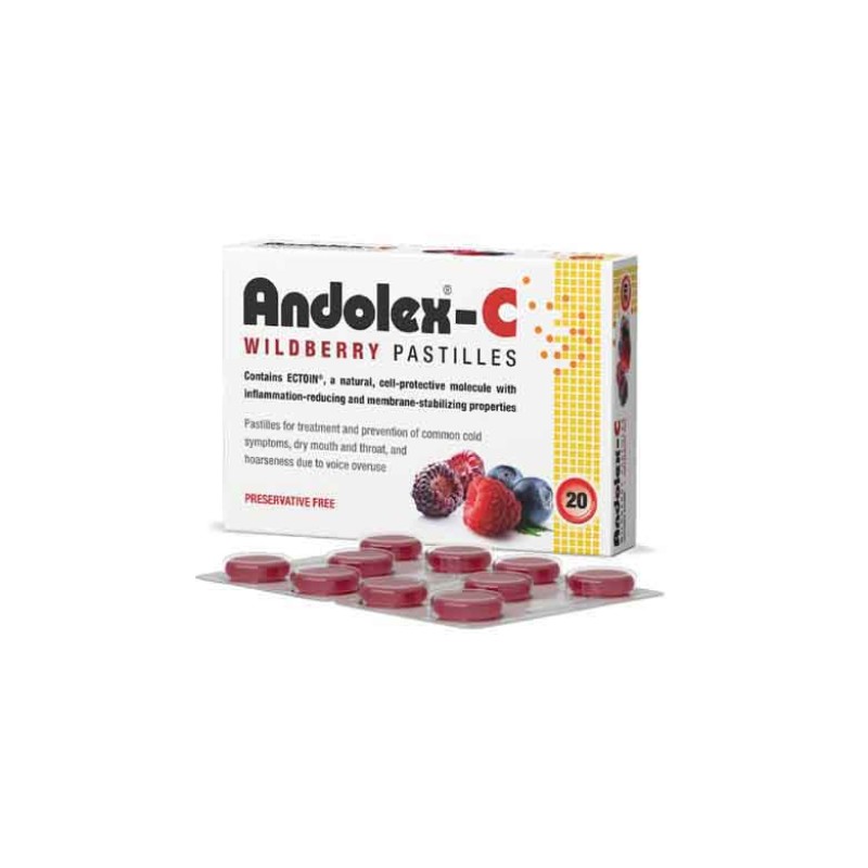 Andolex C Wildberry Pastilles 20's