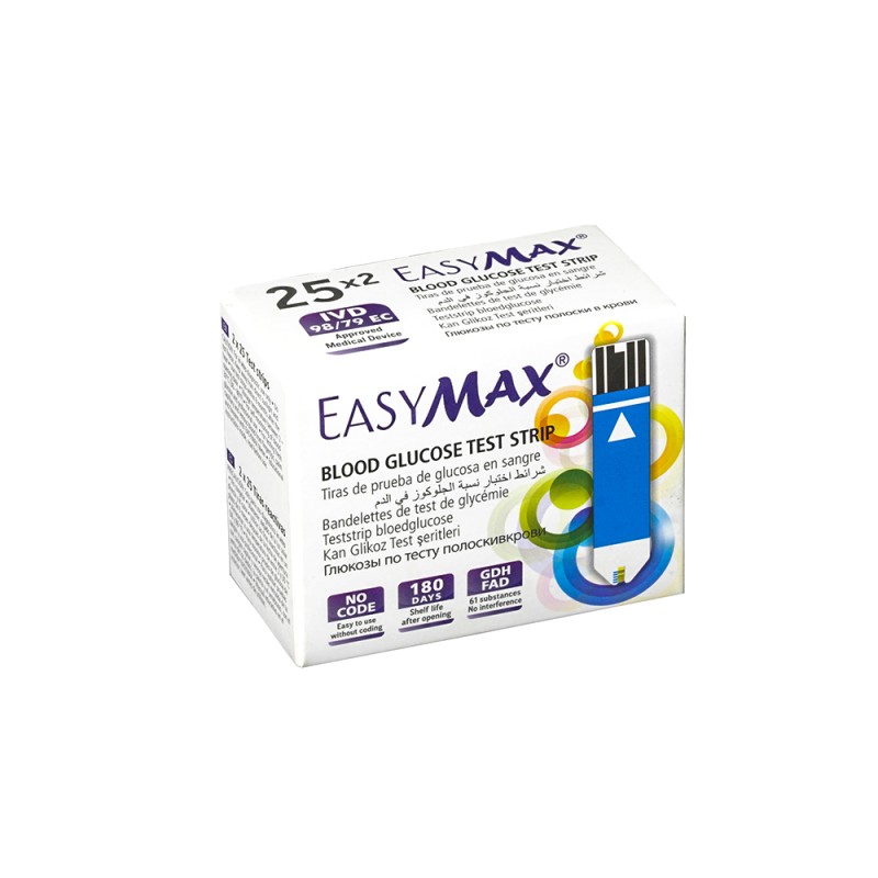 Easymax glucose test strips 50 Easymax glucose test strips 50