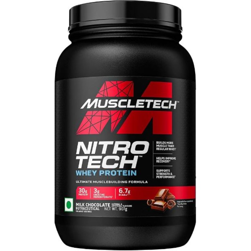 MUSCLETECH NITROTECH WHEY PROTEIN MILK CHOCOLATE 2LB