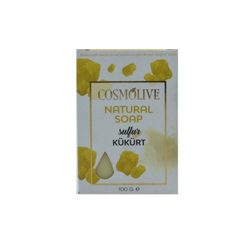 Cosmolive Natural Soap Sulfur 100g 