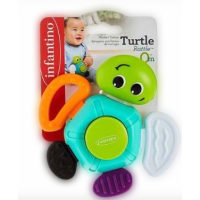 INFANTINO TURTLE RATTLE TOY 0+ MONTH