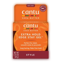 CANTU SHEA BUTTER FOR NATURAL HAIR EXTRA HOLD EDGE STAY GEL 64G