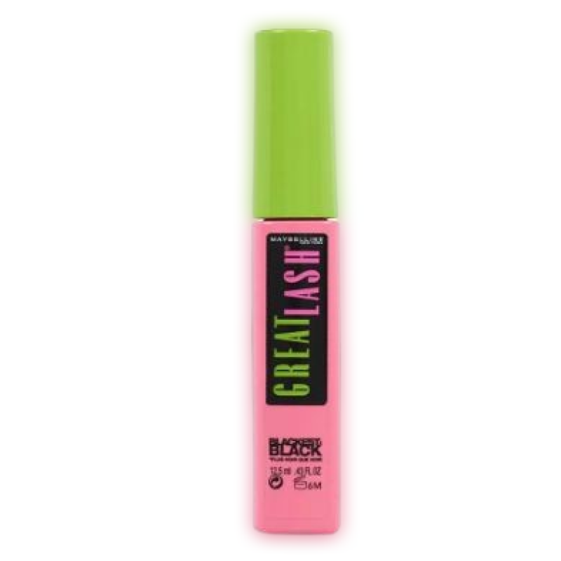 MAYBELLINE GREAT LASH BLACKEST BLACK MASCARA 12.5ML