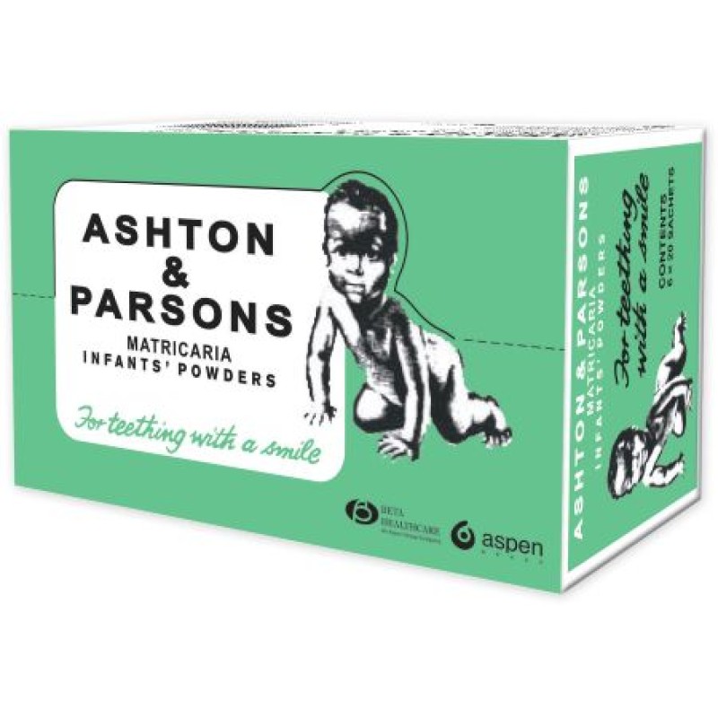 Ashton and parsons teething powder 20's 