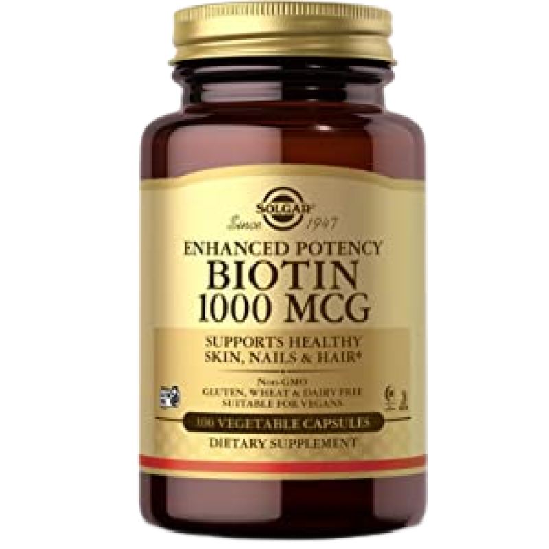 SOLGAR BIOTIN 1000MCG VCAPS 100'S    