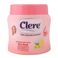 CLERE RICH MUSK WITH VITAMIN E+A BODY CREAM 3OOML