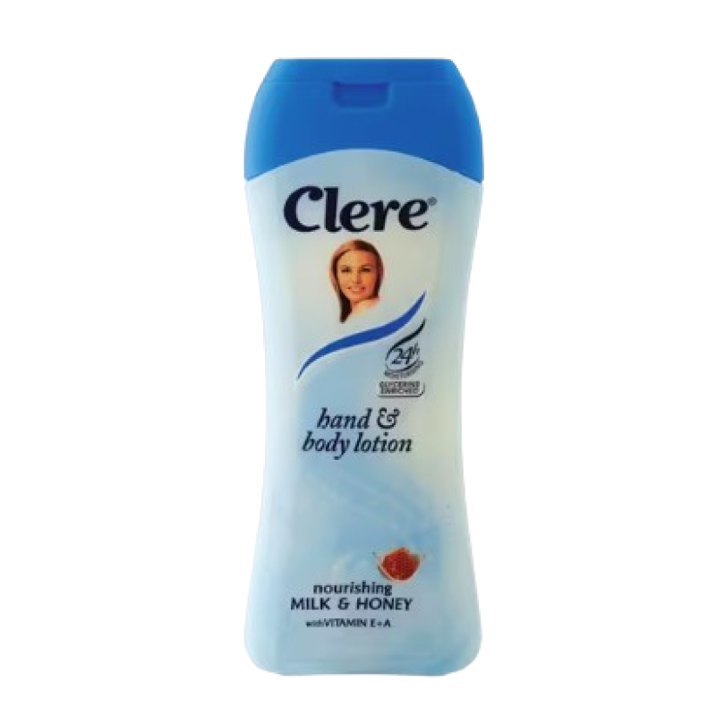 CLERE HAND AND BODY LOTION MILK AND HONEY 200ML