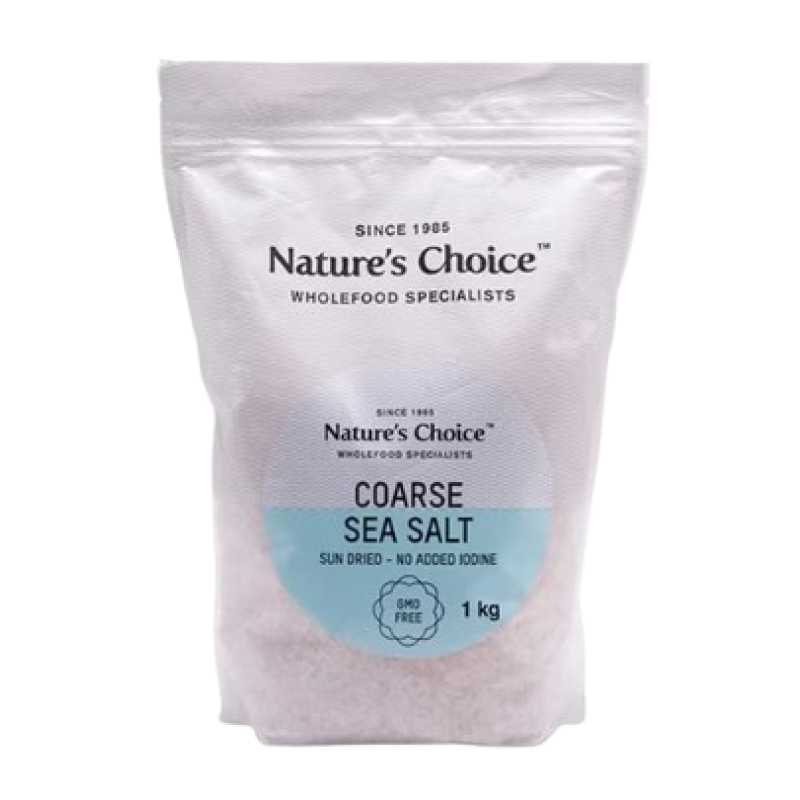 NATURE'S CHOICE 1KG COARSE SEA SALT