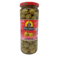 FIGARO PITTED GREEN OLIVES 340G