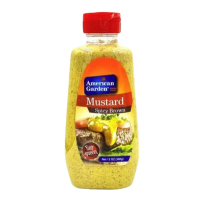 AMERICAN GARDEN 340G BROWN MUSTARD SPICY