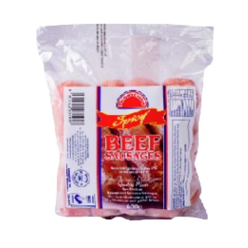 FARMER'S CHOICE SPICY BEEF SAUSAGES 400G