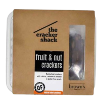 THE CRACKER SHACK FRUIT & NUT CRACKERS GLUTEN FREE