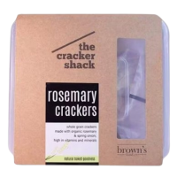 THE CRACKER SHACK ROSEMARY 200g (biscuits)