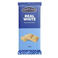 Dairyland Real White Milk Chocolate Bar 80g