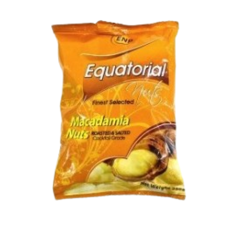 EQUATORIAL ROASTED AND SALTED MACADAMIA NUTS 250g 