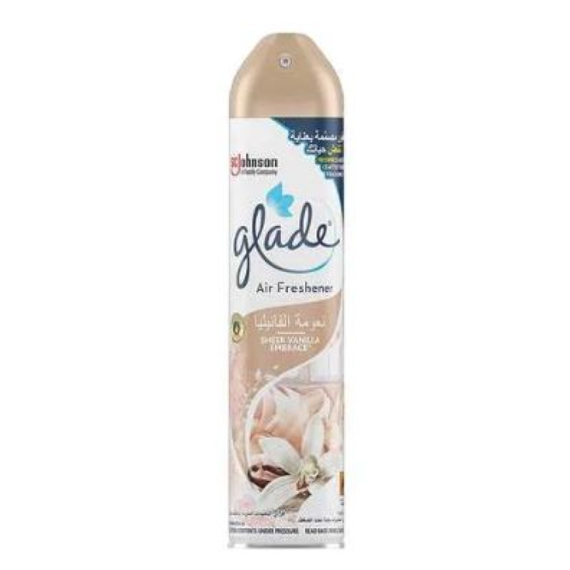 GLADE 300ML SHEER VANILLA AIR FRESHENER