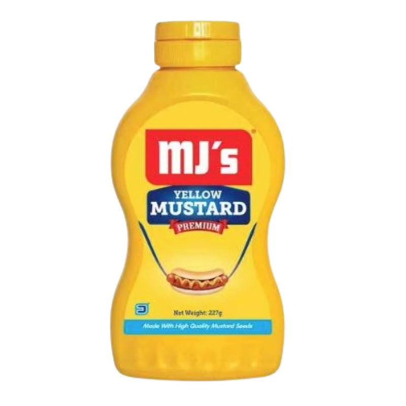 MJ'S YELLOW MUSTARD SAUCE PREMIUM 227G