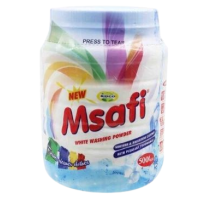 MSAFI 500G DETERGENT POWDER JAR