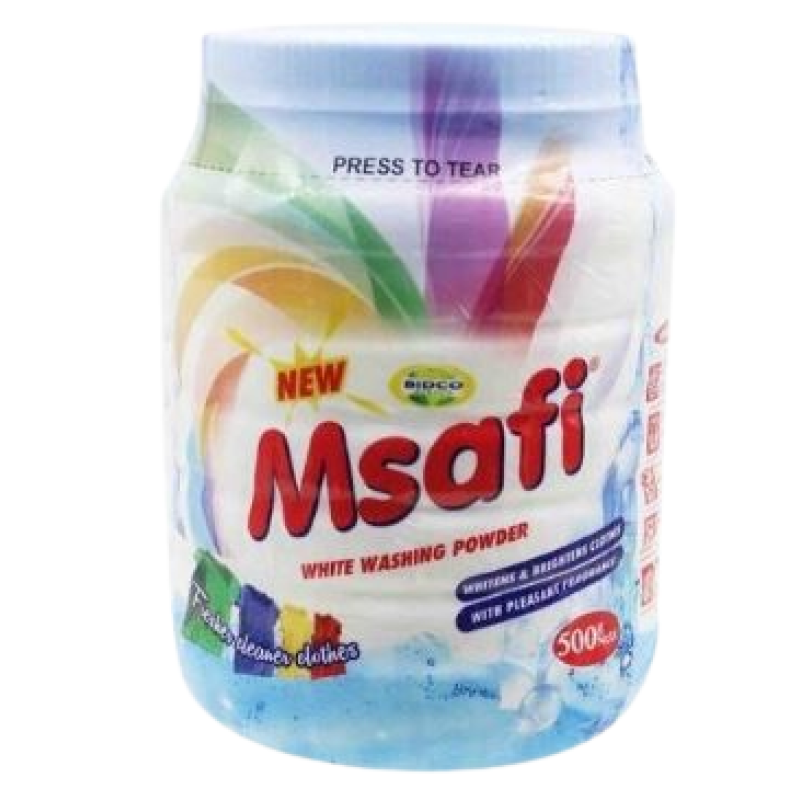 MSAFI 500G DETERGENT POWDER JAR