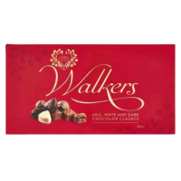 WALKERS 240G CLASSIC MILK WHITE AND DARK CHOCOLATE