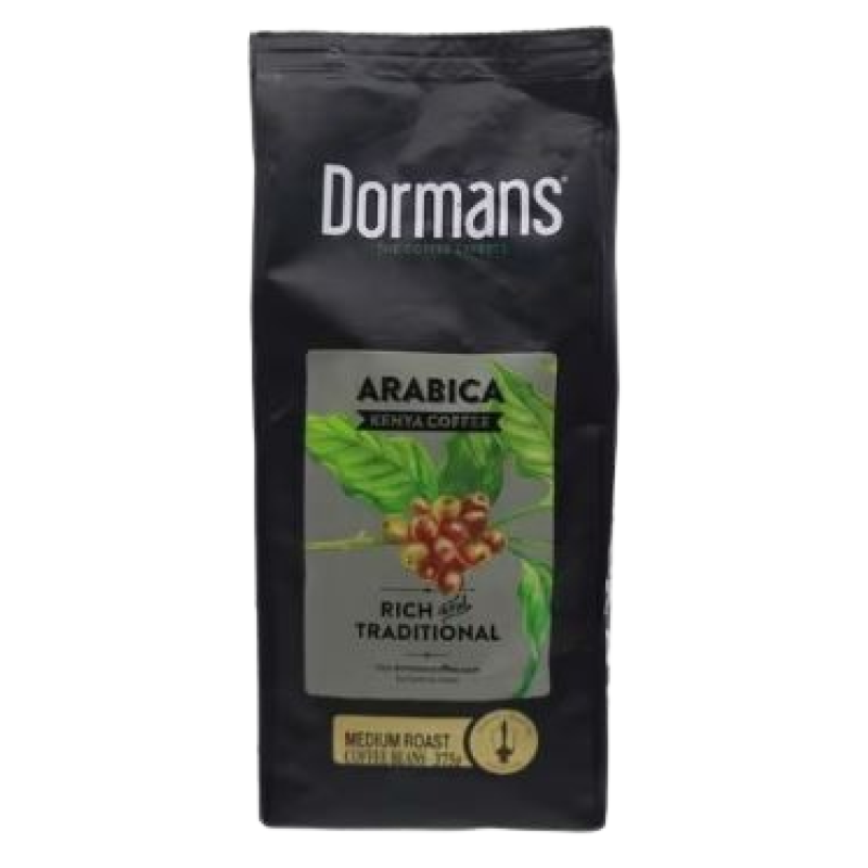 DORMANS ARABICA MEDIUM COFFEE BEANS 375G