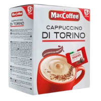 MACCOFFEE DI TORINO CAPPUCCINO INSTANT COFFEE 25.5G X PACK OF 5