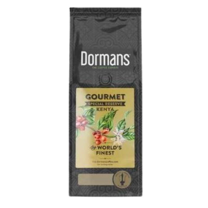 DORMANS GOURMET KENYA FINEST COFFEE MEDIUM ROAST FINE GRIND COFFEE 375G