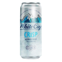 WHITE CAP CRISP BEER CAN 330ML