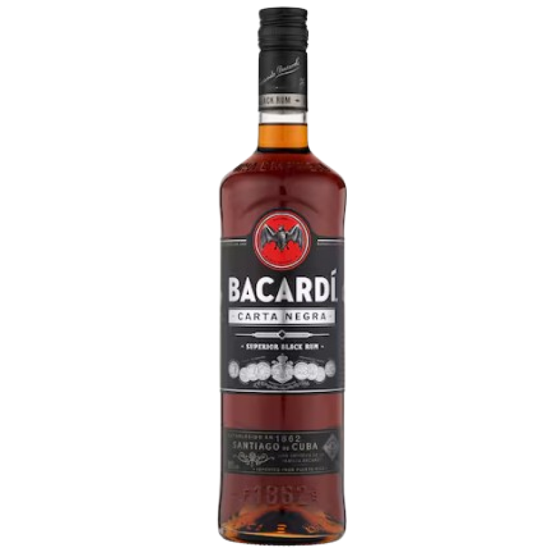 BACARDI CARTA NEGRA BLACK RUM 750ML