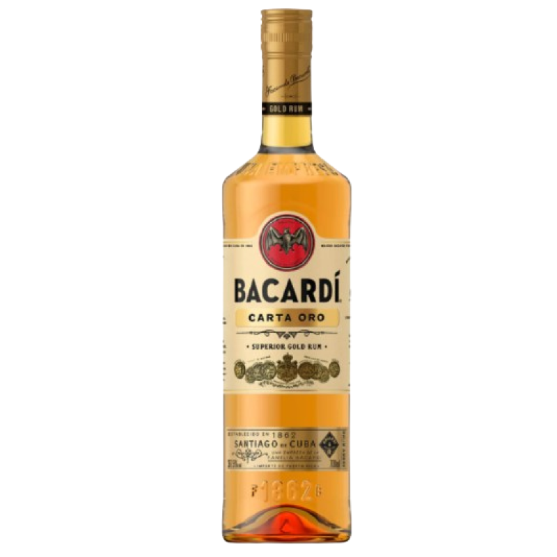 BACARDI CARTA DE ORO GOLD RUM 750ML