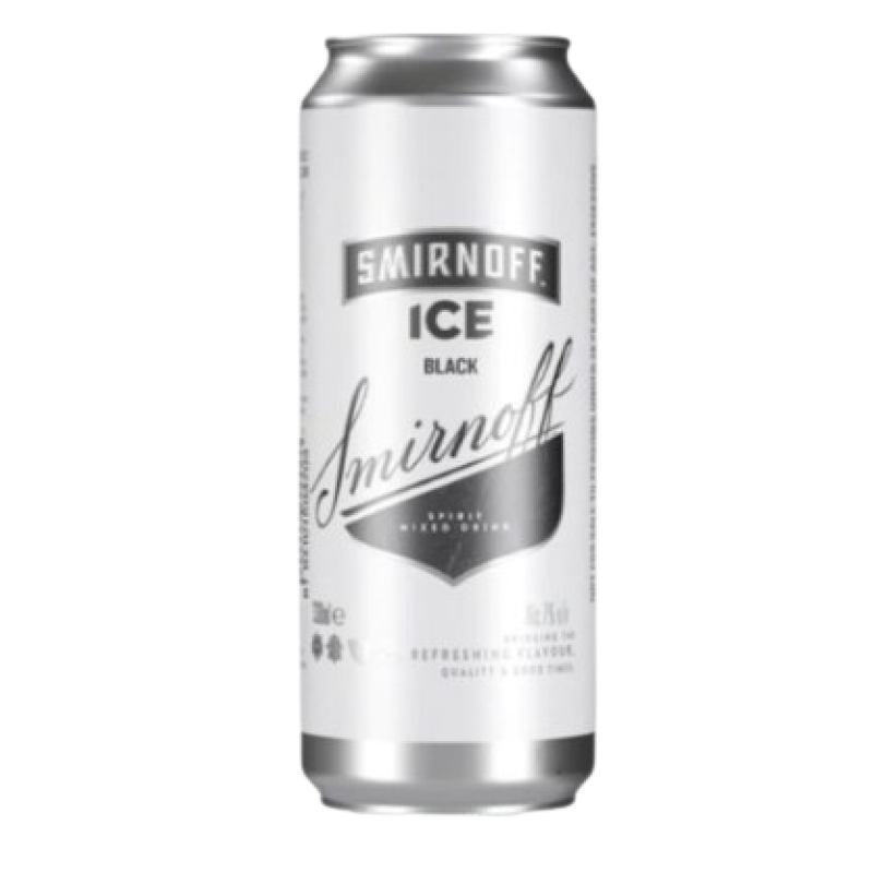 SMIRNOFF ICE BLACK VODKA CAN 330ML