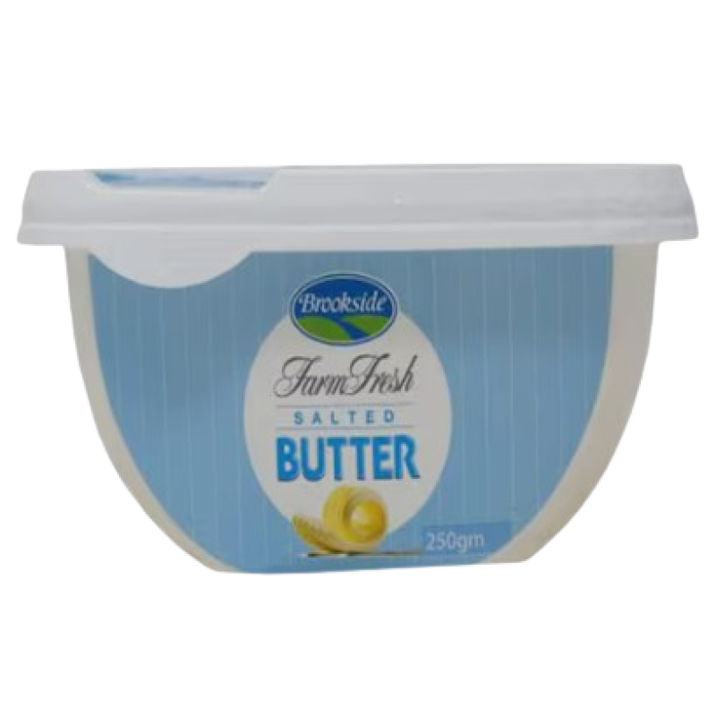 BROOKSIDE SALTED BUTTER TUB 250G