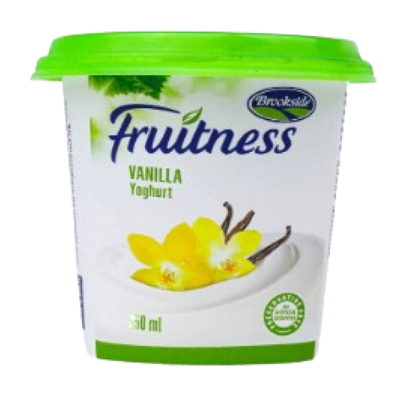 BROOKSIDE FRUITNESS VANILLA YOGHURT 100ML