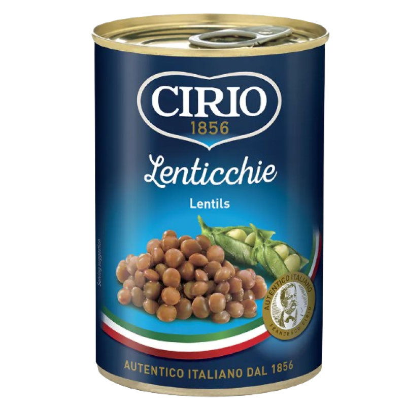 CIRIO CANNED LENTILS 410G