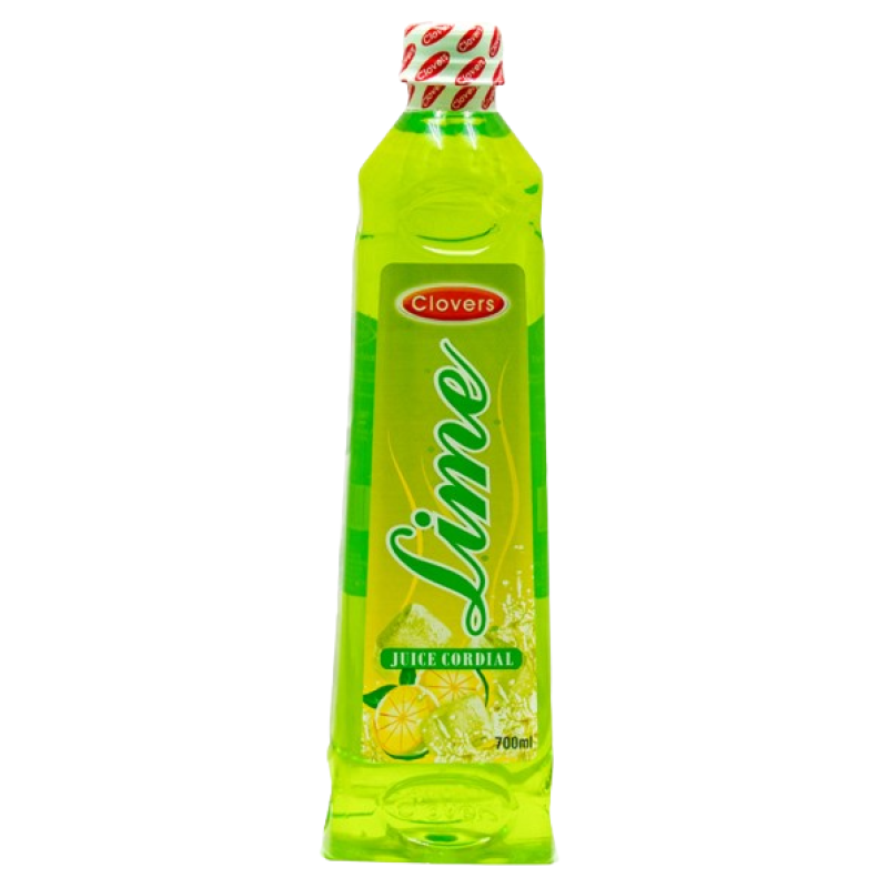 CLOVERS LIME CORDIAL JUICE 700ML